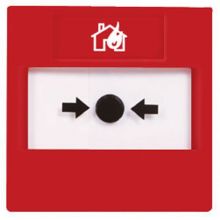 reset brandmelder / inbouw / opbouw / rood